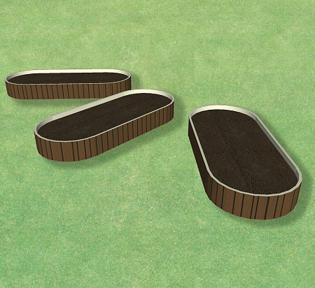 Комплект грядок "Трио" Комплект грядок "Трио"